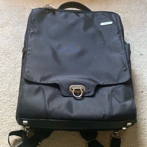 💘🖤💘 TARGUS BLACK CANVAS  LAPTOP BACKPACK CARRY-ON CASE BAG